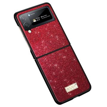 Coque Hybride Samsung Galaxy Z Flip4 5G Sulada Celebrity - Rouge