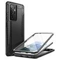 Coque Hybride Samsung Galaxy S21 Ultra 5G Supcase Clayco Xenon - Noire