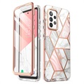 Coque Hybride Samsung Galaxy A53 5G Supcase Cosmo - Marbre Rose