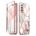 Coque Hybride Samsung Galaxy S22 5G Supcase Cosmo - Marbre Rose