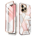 Coque Hybride Samsung Galaxy S22 5G Supcase Cosmo - Marbre Rose