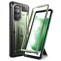 Coque Hybride Samsung Galaxy S22 Ultra 5G Supcase Unicorn Beetle Pro - Vert Armée