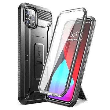 Coque Hybride iPhone 12/12 Pro Supcase Unicorn Beetle Pro - Noire