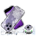 Coque Hybride iPhone 14 Pro Série Sweet Armor - Mandala