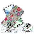 Coque Hybride iPhone 14 Pro Max Série Sweet Armor - Fleurs Colorées