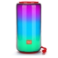 Haut-parleur Bluetooth Stéréo avec Lumières RVB T&G TG639 - Rouge