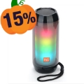 Haut-parleur Bluetooth Portable T&G TG-311 avec Lumière LED - Noir