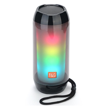 Haut-parleur Bluetooth Portable T&G TG-311 avec Lumière LED - Noir