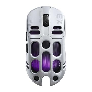 T-WOLF X3 Souris de jeu tri-mode pour l\'eSport - Argenté