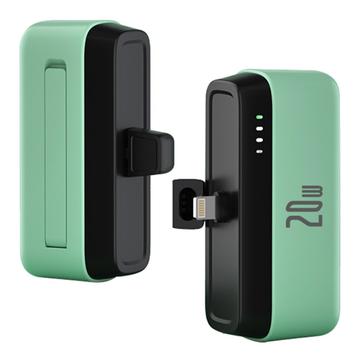 T160 Mini Lightning Batterie Externe portable - PD 20W, 5000mAh - Vert