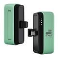 T160 Mini Batterie Externe portable USB-C - PD 20W, 5000mAh - Vert