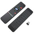 T3-C Wireless Air Mouse Remote Keyboard with 7 Colors Backlight pour Smart TV, Android TV Box, PC, HTPC