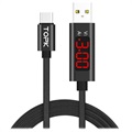 Câble de Données et de Charge avec Écran LED USB-C TOPK AC27 - 1m