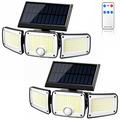TY10305 Applique solaire à 3 têtes - 280 LED - 2 Pcs.