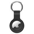 Étui Apple AirTag en Silicone avec Porte-clés Puro Icon - Noir