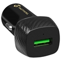 Chargeur Voiture USB-A Tactical Field Plug Simple - 18W - Noir