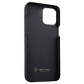 Coque iPhone 13 Pro Tactical MagForce - Fibre de Carbone / Noire