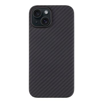 Coque iPhone 15 Tactical MagForce - Fibre de Carbone / Noire