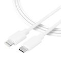 Câble Tactical Smooth USB-C / Lightning iPhone, iPad, iPod - 2m - Blanc