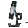 Support de Charge Magnétique Sans Fil 3-en-1 Tech-Protect A9 - Noir