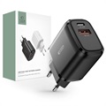 Chargeur Secteur Tech-Protect C20W 2-Port - PD20W, QC3.0 - Noir