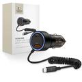 Tech-Protect CC05 Chargeur de voiture 60W avec câble USB-C - Noir
