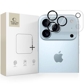 Protecteur de caméra en verre trempé iPhone 17 Pro Max Tech-Protect Cam Fit+ - Clair