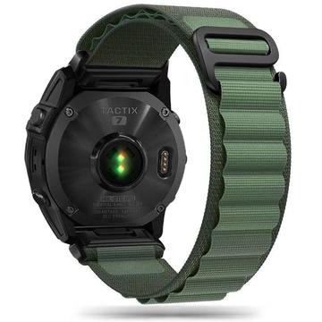 Bracelet Garmin Fenix 5/6/6 Pro/7 Tech-Protect Nylon - Vert