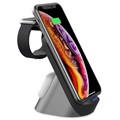 Station de Charge Sans Fil 3-en-1 Tech-Protect H18 - 15W - Noir