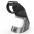 Station de Charge Sans Fil 3-en-1 Tech-Protect H18 - 15W - Noir