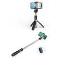 Perche à Selfie Bluetooth avec Trépied Tech-Protect L01S - Noir