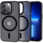 Coque iPhone 13 Pro Tech-Protect Magmat - Compatible MagSafe - Translucide Noir