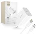 Tech-Protect NC20W Chargeur mural avec câble Lightning - Blanc