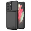 Coque Batterie Samsung Galaxy S21 Ultra 5G Tech-Protect Powercase - Noir