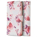 Étui Portefeuille Samsung Galaxy A52 5G, Galaxy A52s Tech-Protect - Fleurs