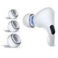 Embouts pour AirPods Pro en Silicone Tech-Protect - S, M, L - Blancs