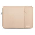 Housse pour ordinateur portable avec poche latérale Tech-Protect Sleevy - 15-16" - Café au lait