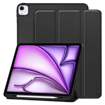 Étui folio à trois volets iPad Air 13 2024/2025 Tech-Protect SmartCase Pen - Noir