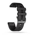 Tech-Protect Smooth Universal Garmin Silicone Strap - 26mm - Black