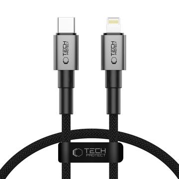 Tech-Protect Câble Lightning UltraBoost DNA - PD 27W/3A, 25cm - Gris Fer