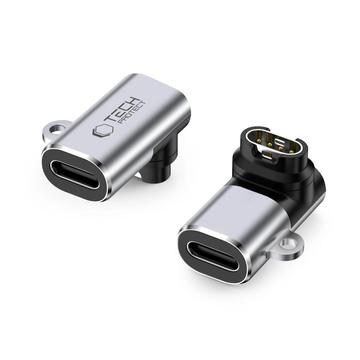 Tech-Protect Adaptateur USB-C UltraBoost pour montres Garmin - 5W - Gris