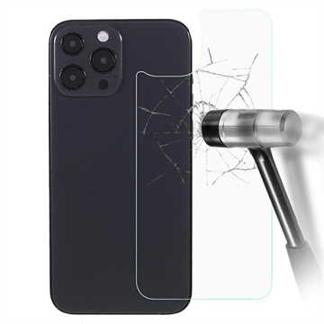 Protecteur du Cache Batterie iPhone 16 Pro Max en Verre Trempé - Clair