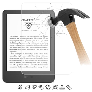Protecteur d\'écran Amazon Kindle Colorsoft Kids en verre trempé - 9H - Case Friendly - Transparente