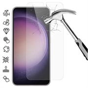 Protection d'écran Samsung Galaxy S25 Edge avec déverrouillage par empreinte digitale - Clair