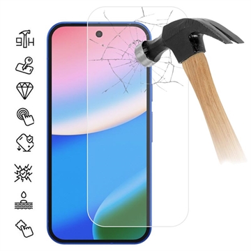 Protecteur d\'écran Google Pixel 10a en verre trempé - 9H - Case Friendly - Transparente