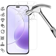 Protecteur d'écran Honor X70i en verre trempé - 9H - Case Friendly - Transparente