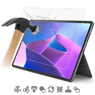 Protecteur d’Écran - 9H - Lenovo Tab P12 Pro en Verre Trempé - Case Friendly (Emballage ouvert - Excellent) - Clair