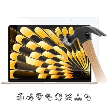 Protecteur d\'Écran MacBook Air 15" (2023) en Verre Trempé - 9H, 0.3mm - Transparent