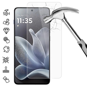 Protecteur d\'écran Motorola Edge 70 en verre trempé - 9H - Case Friendly - Transparente