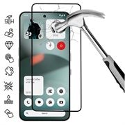 Protecteur d'écran Nothing Phone (3) en verre trempé - 9H - Case Friendly - Bord noir